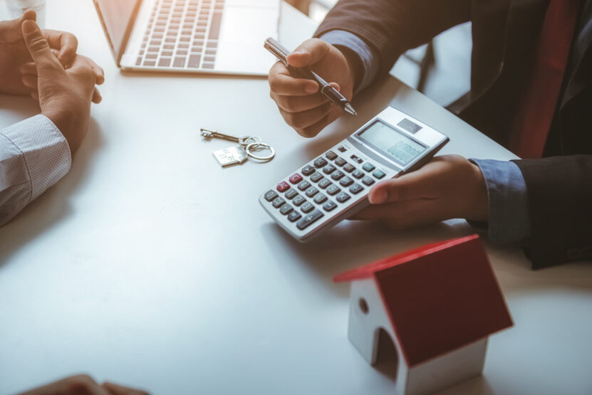 Mortgage agent and client